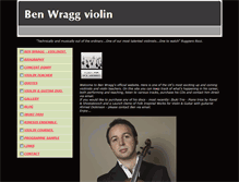 Tablet Screenshot of benwraggviolin.com